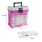 Leisure Sports Storage Toolbox, Durable Organizer Utility Box 4 Drawers, 19 Compartments Each for Supplies, (Pink) 354027JDQ - alternate 3